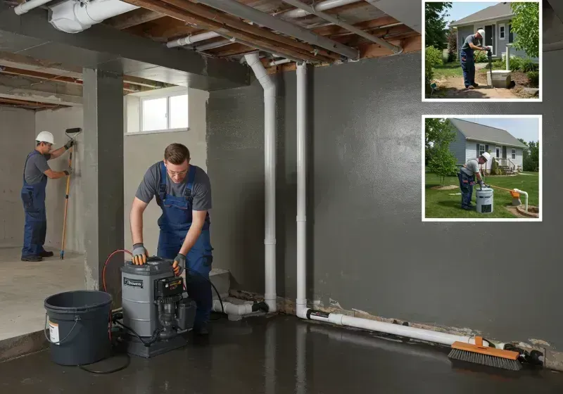 Basement Waterproofing and Flood Prevention process in Pittsboro, IN